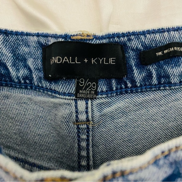 Kendall + Kylie Womens Light Blue Washed The High Rise Skater Jeans Size 9/29 - Picture 2 of 8